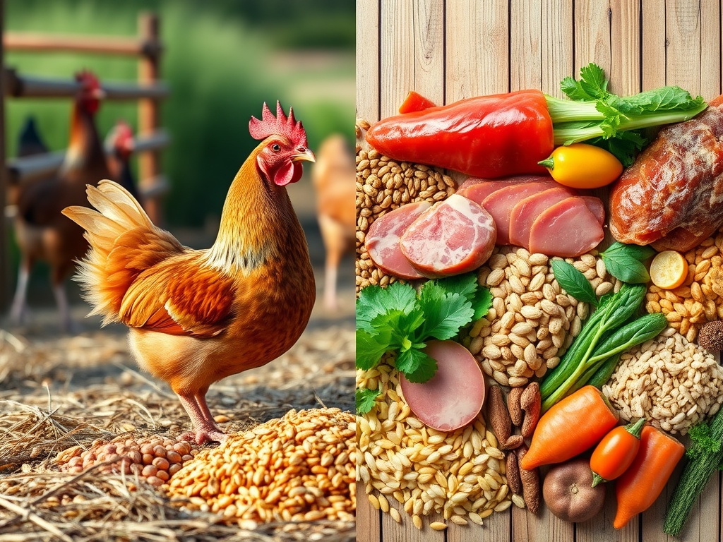 Nutritional Needs of Chickens vs. Dog Food Ingredients