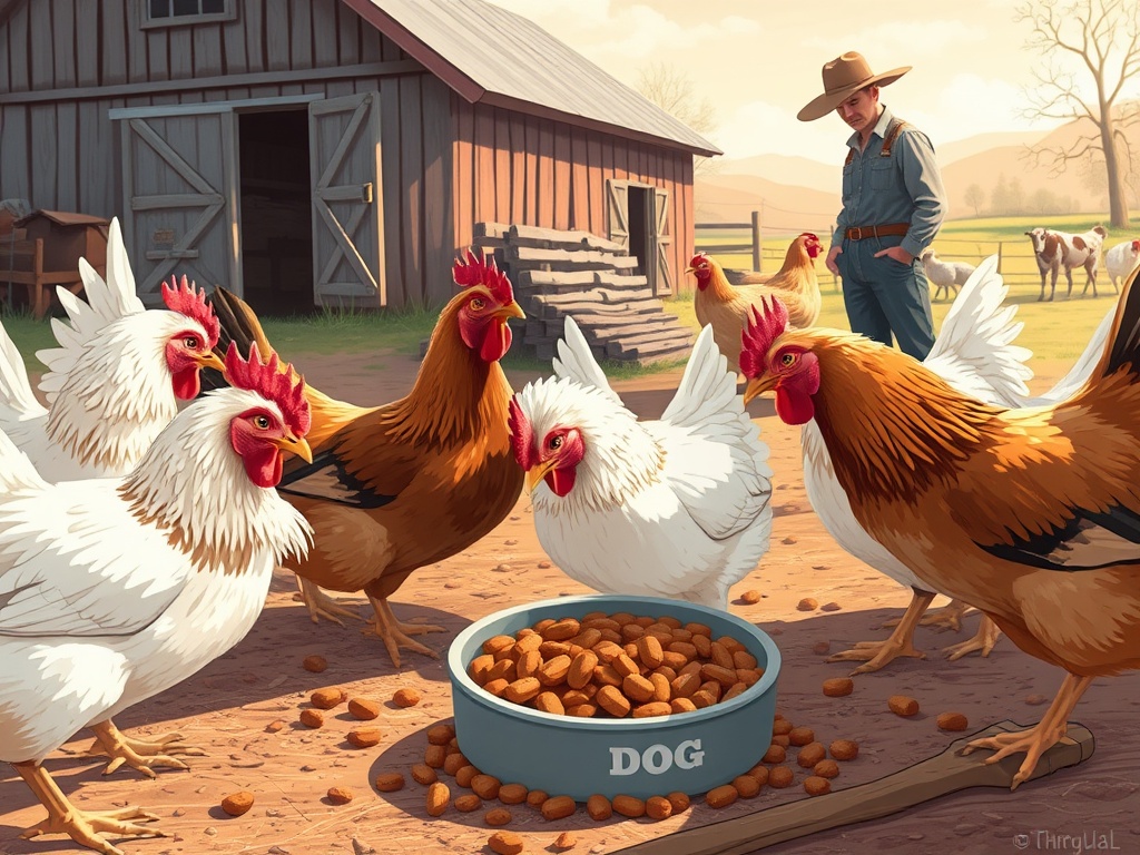 Possible Health Risks of Feeding Dog Food to Chickens