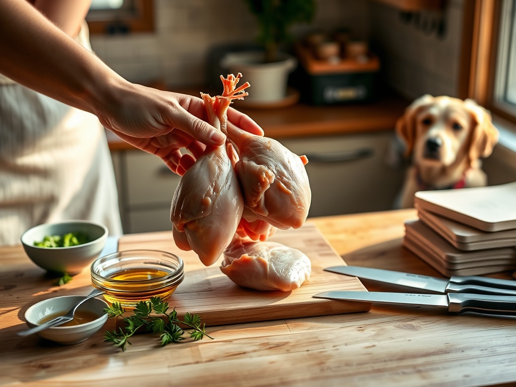 How to Safely Prepare Chicken Hearts for Your Furry Friend