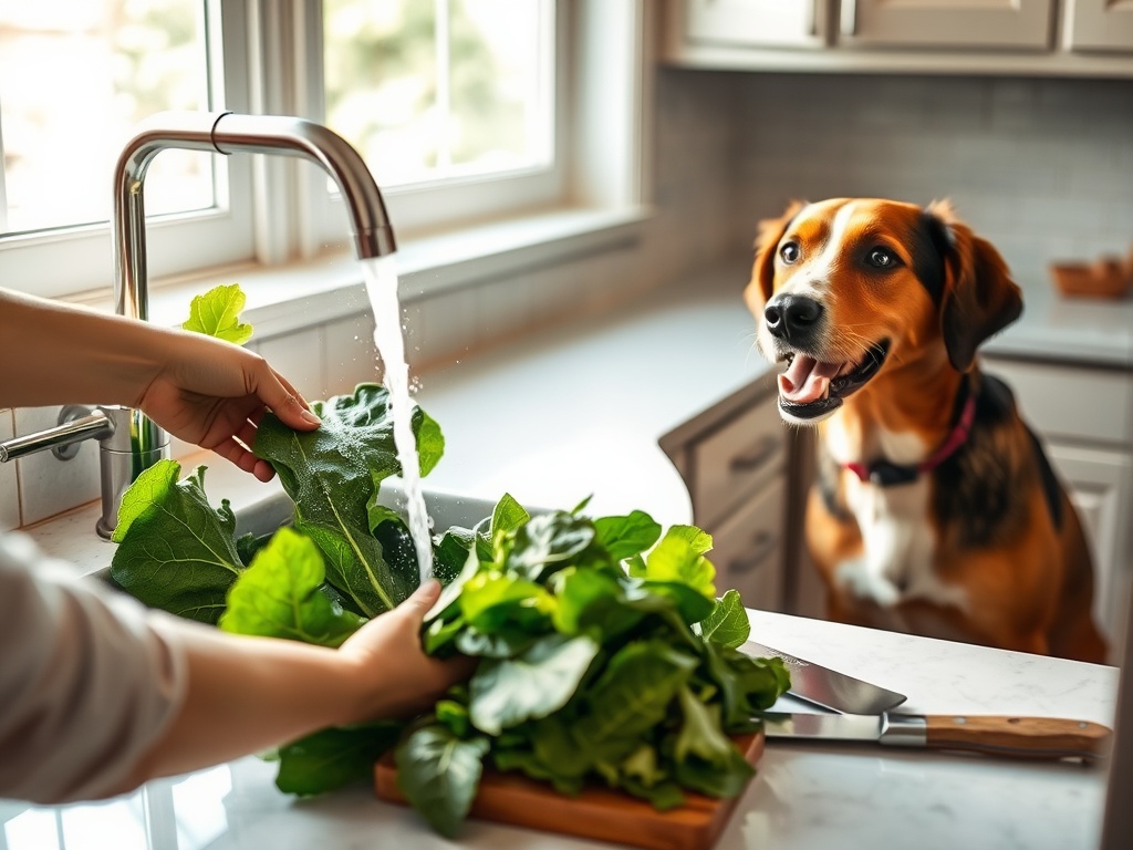 How to Safely Prepare Collard Greens for Your Dog