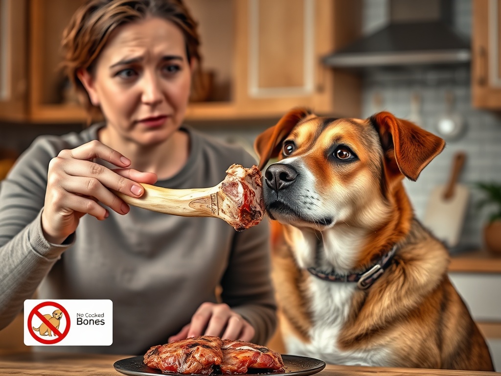 Potential Health Risks of Feeding Cooked Bones to Dogs