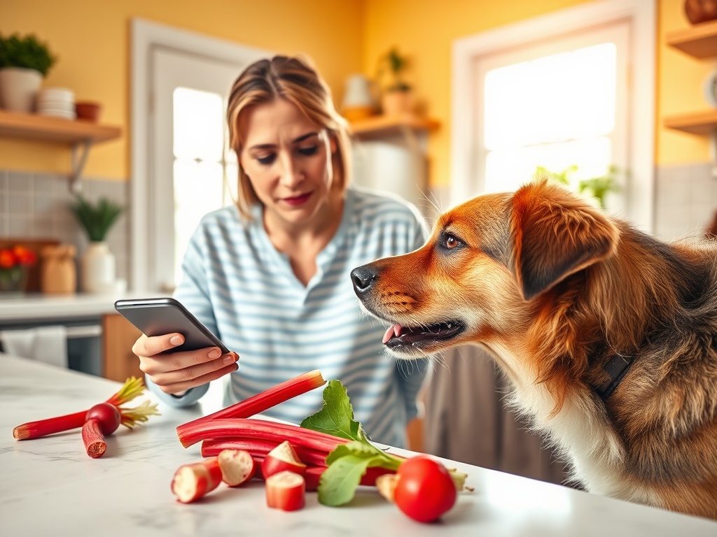 Immediate Actions: What to Do If Your Dog Eats Rhubarb