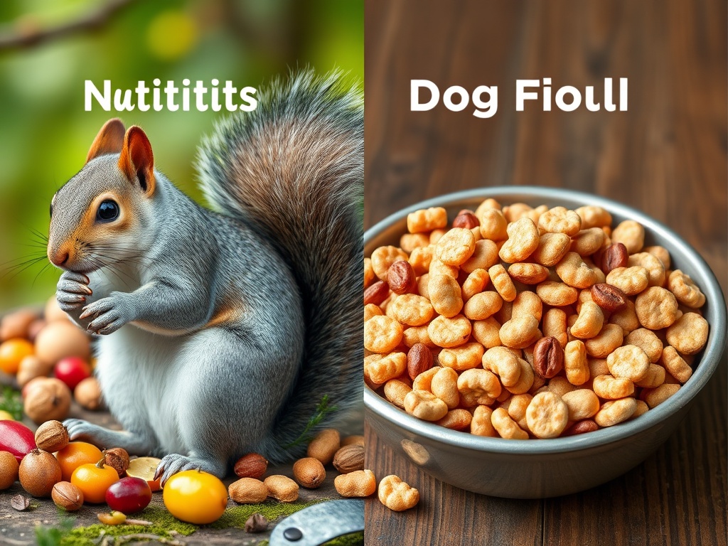 Nutritional Needs of Gray Squirrels vs. Dog Food