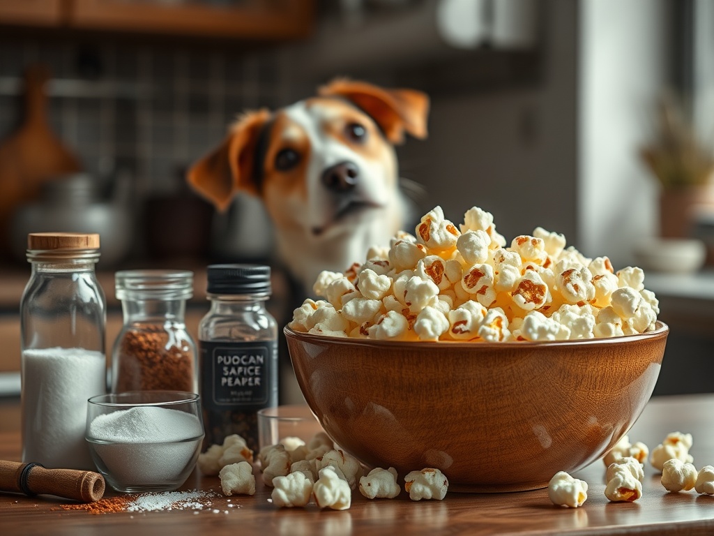 Ingredients in Spiced Popcorn: Are They Harmful to Dogs?